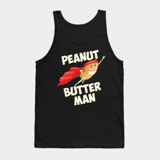 Peanut Butter Man Funny Halloween Costume Tank Top